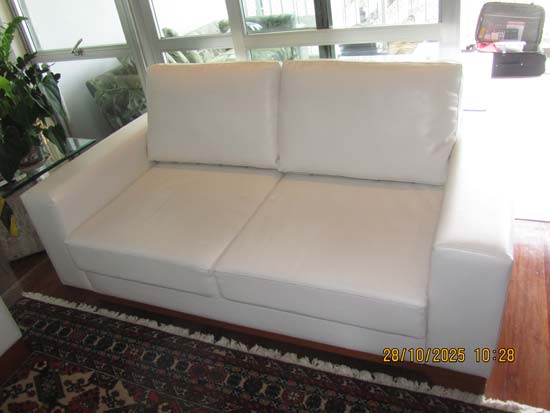 SOFA 2 LUGARES BRANCO