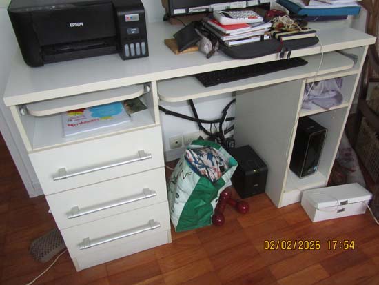 ESCRIVANINHA BRANCA MDF