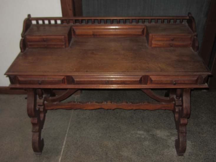 MESA ESCRITORIO GAVETAS MADEIRA