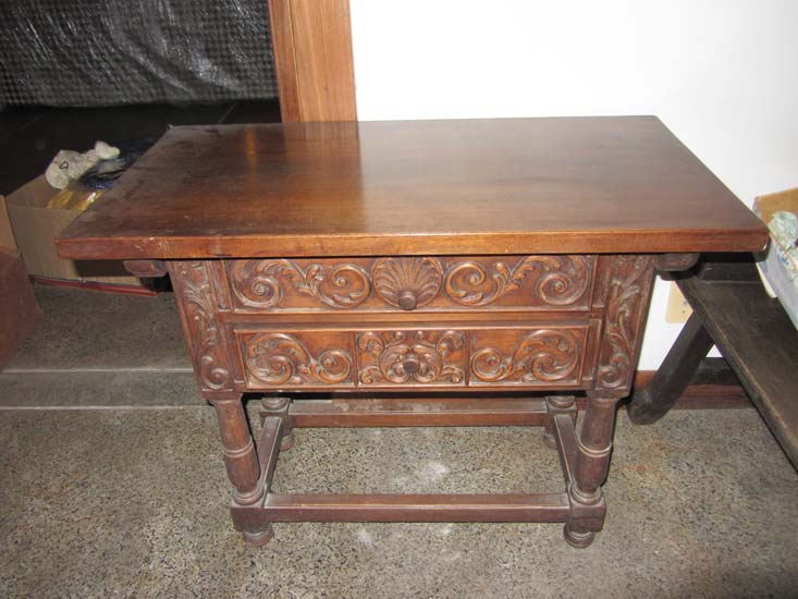 MESA LATERAL MADEIRA ENTALHE