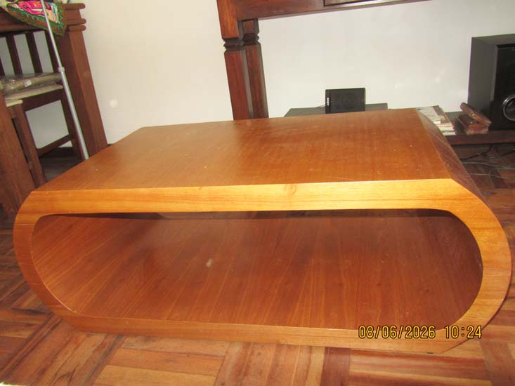 MESA CENTRO MADEIRA CURVA