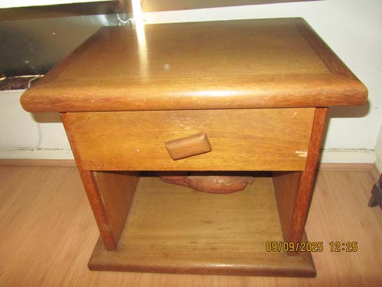MESA CABECEIRA 1 GAVETA MADEIRA