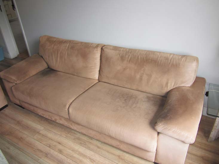 SOFA 4 LUGARES CHAISE LONG MARROM