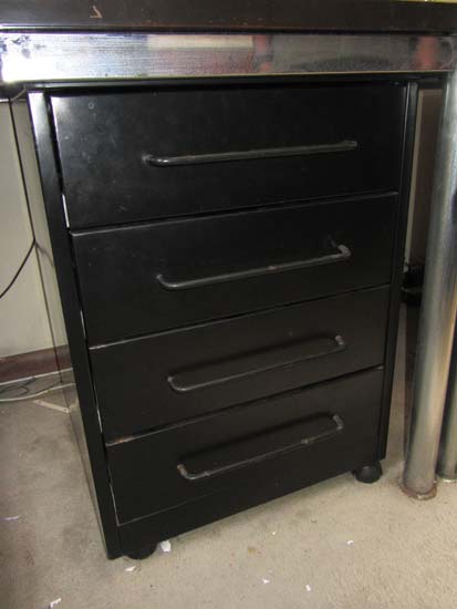 GAVETEIRO METAL PRETO