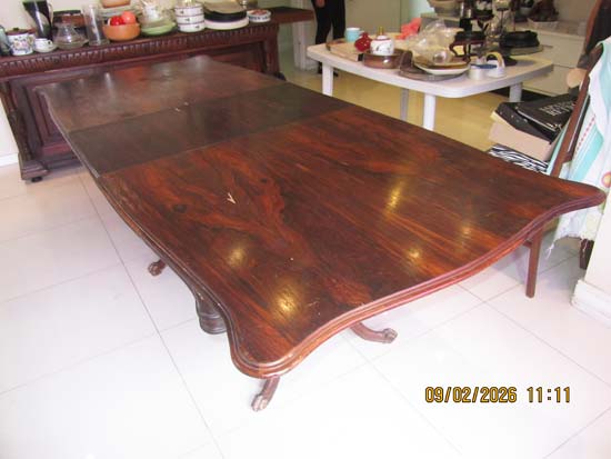 MESA JANTAR MADEIRA OVAL