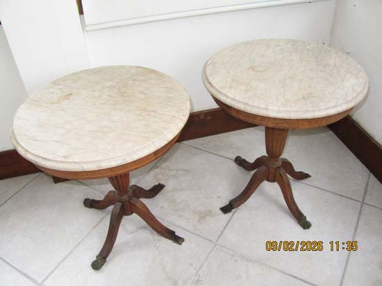 MESAS LATERAIS REDONDAS