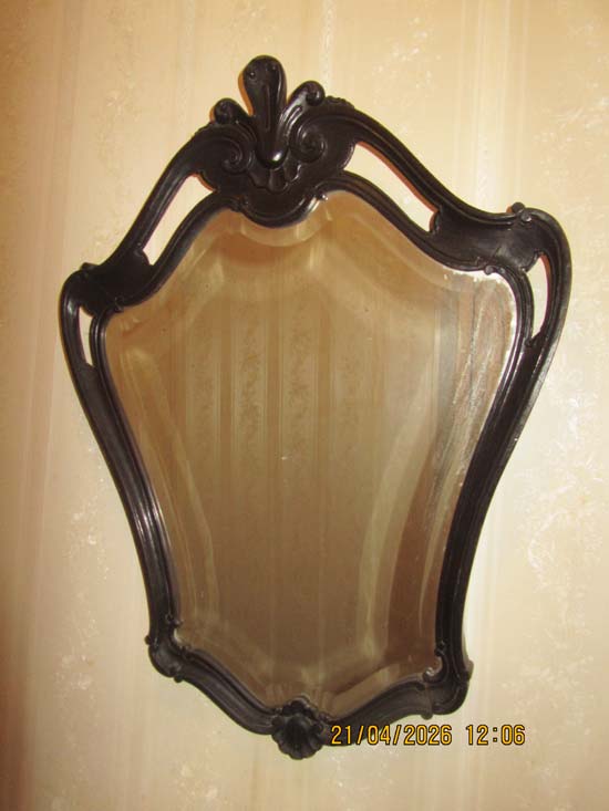 ESPELHO BISOTADO MADEIRA