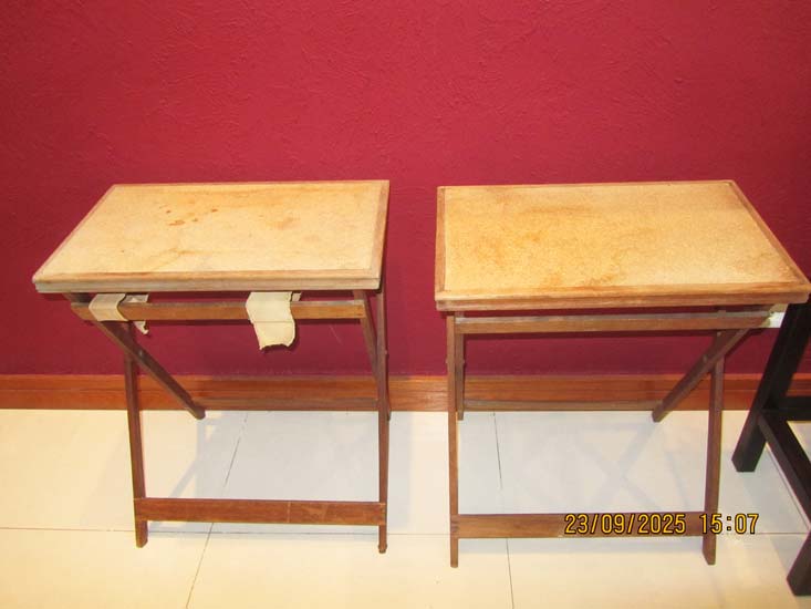 2 MESINHAS DE ARMAR MDF