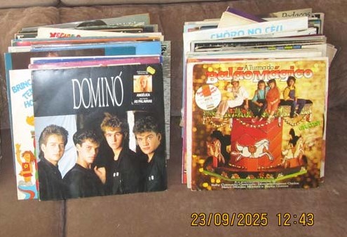 LIVROS DVDS E LPS