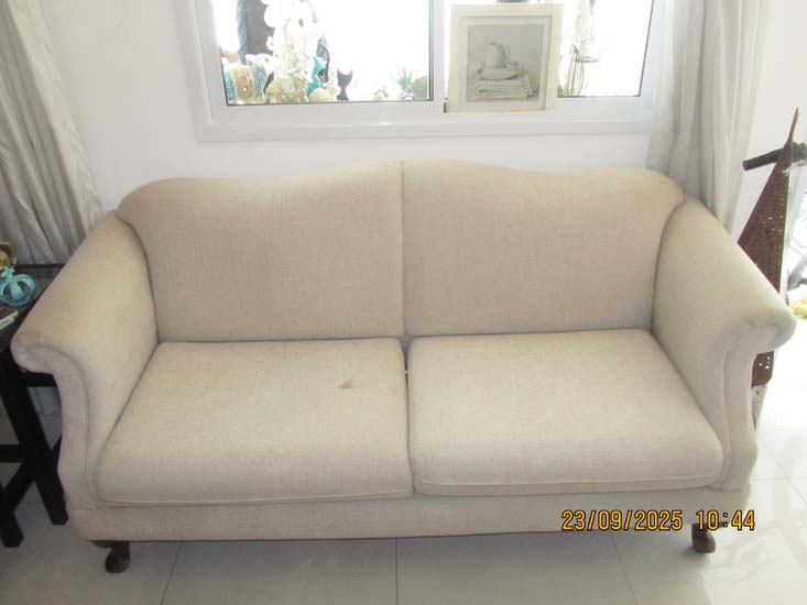 SOFA 2 LUGARES BEGE