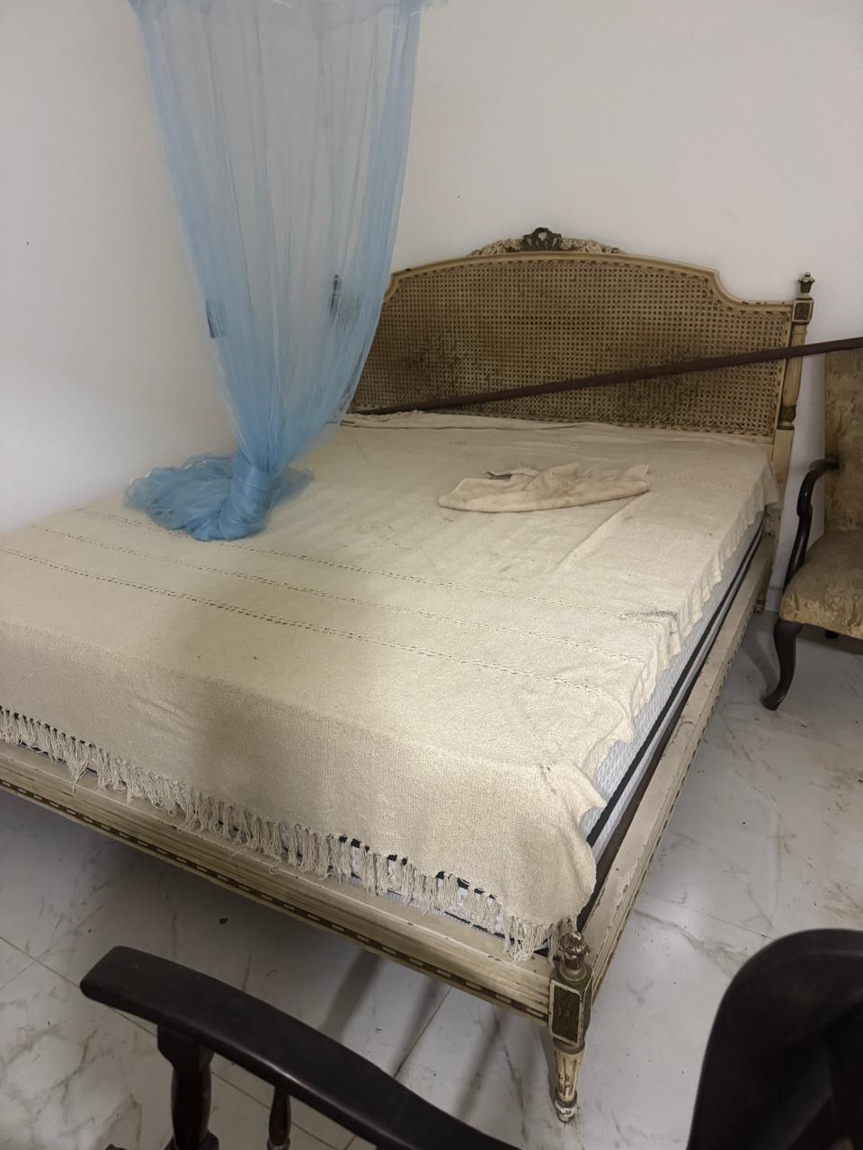 CAMA CASAL MADEIRA PALHA
