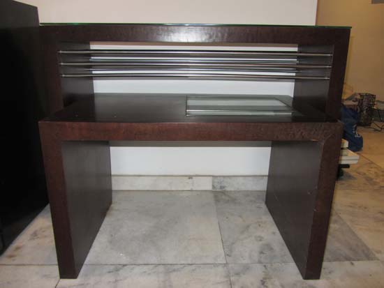 MESA APARADOR MADEIRA