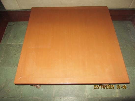 MESA CENTRO MADEIRA QUADRADA