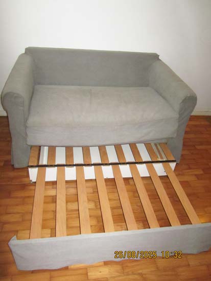 SOFA CAMA CINZA