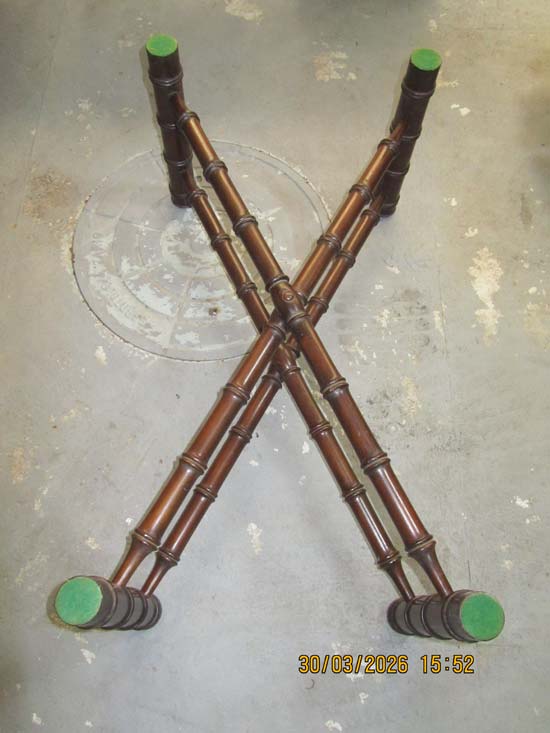 BASE MESA EM X MADEIRA