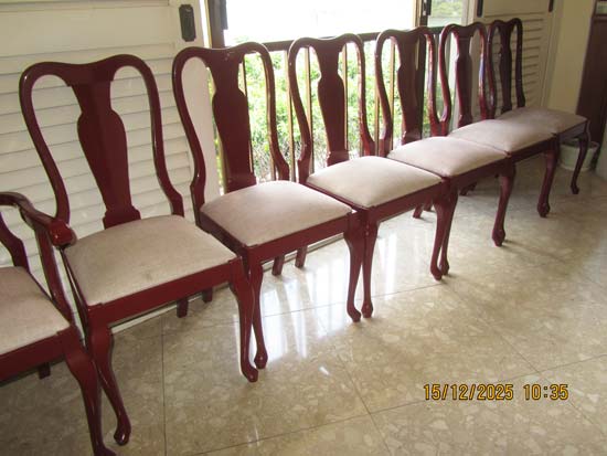 CADEIRAS MADEIRA BORDO