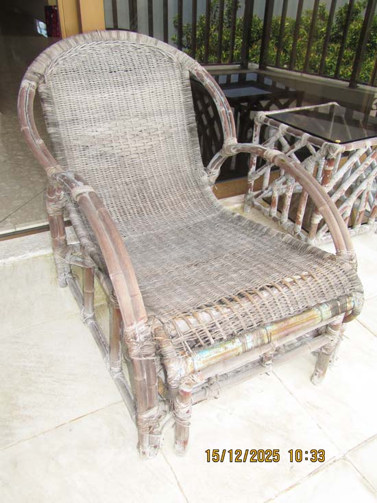 ESPREGUICADEIRA E MESINHA VIME