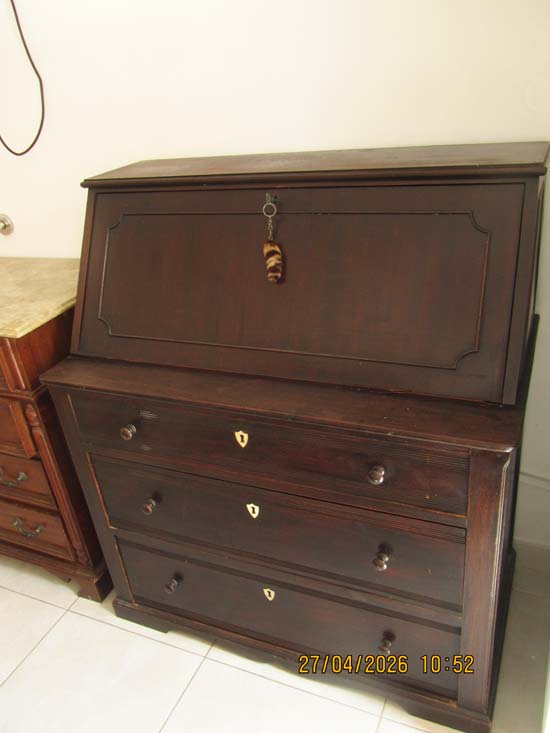 COMODA ESCRIVANINHA MADEIRA