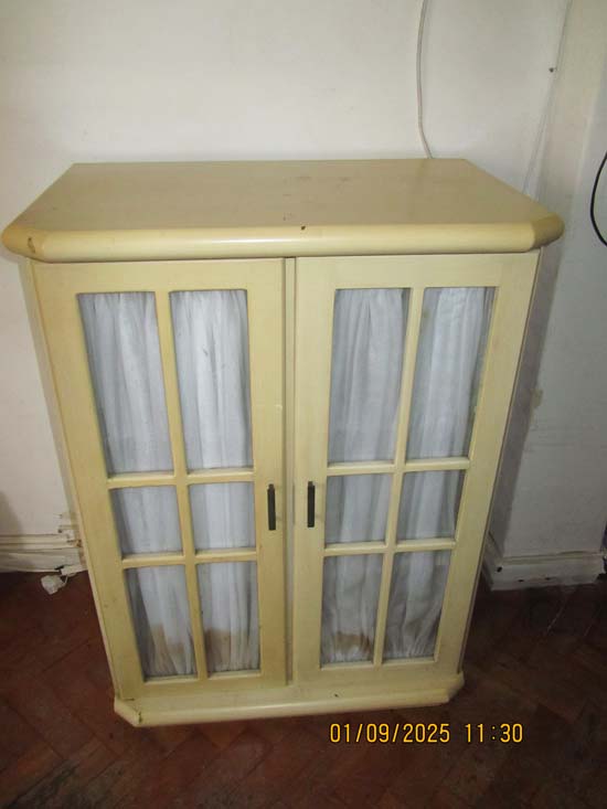 ARMARIO MADEIRA 2 PORTAS BRANCO