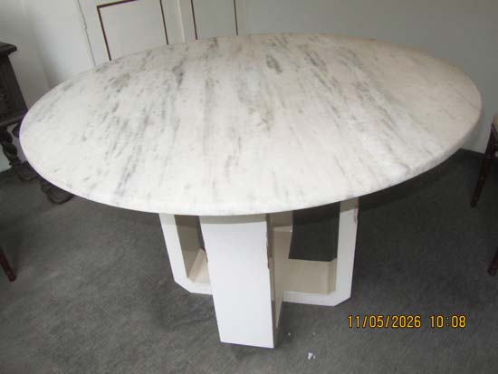MESA JANTAR MADEIRA MARMORE