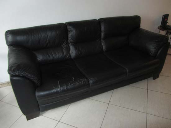 SOFAS 2 E 3 LUGARES PRETO