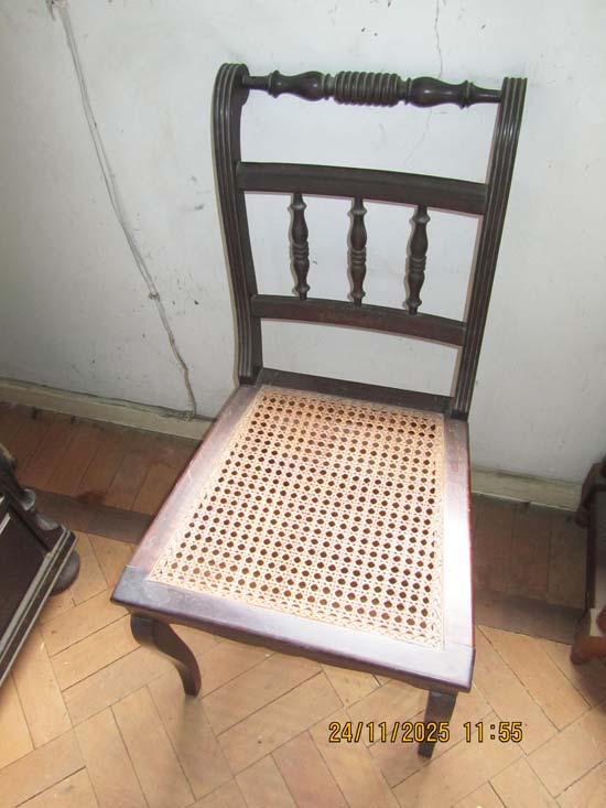 CADEIRA MADEIRA PALHA