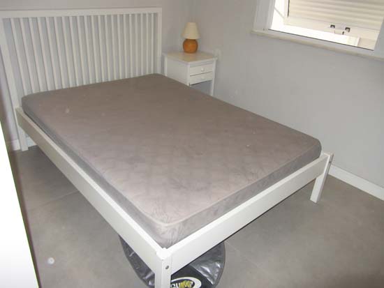 CAMA CASAL MADEIRA BRANCA
