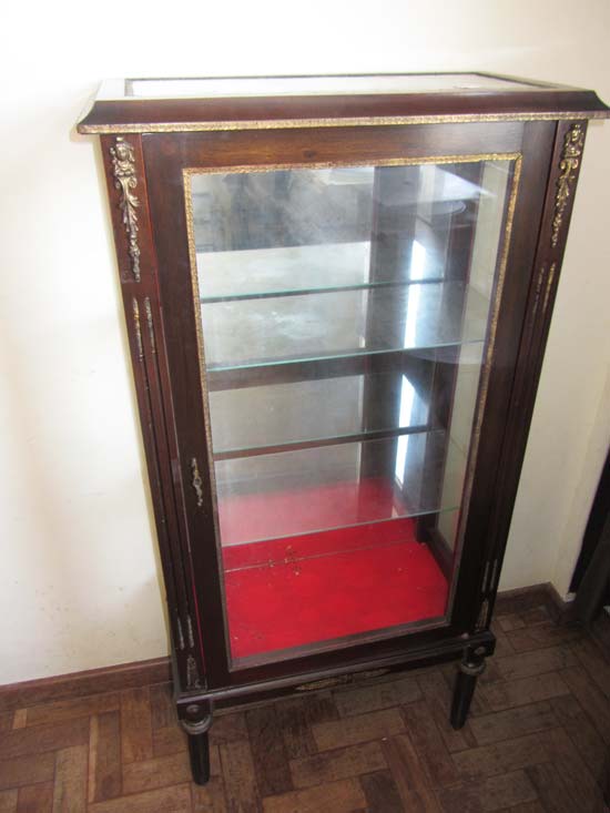 ARMARIO VITRINE MADEIRA VIDRO