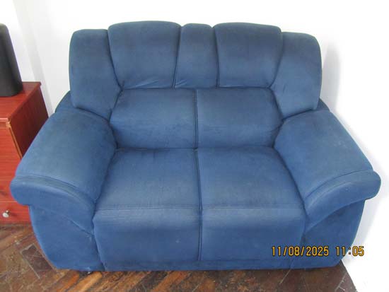 SOFA 2 LUGARES AZUL
