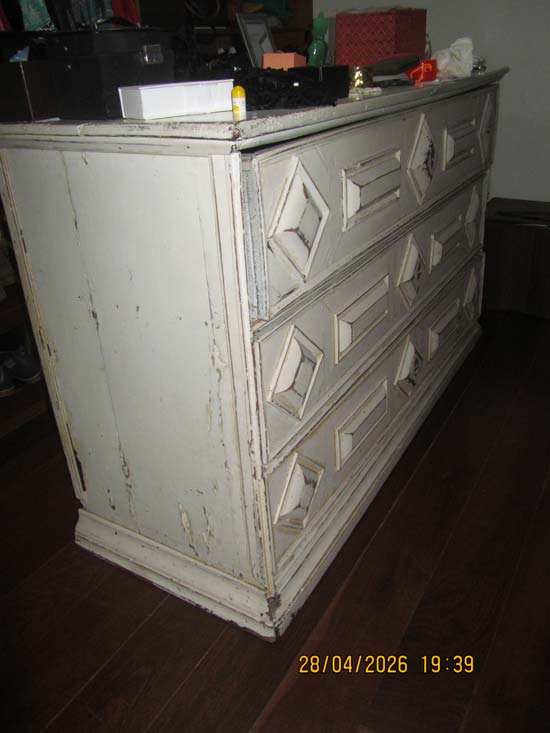 COMODA ARCA MADEIRA BRANCA