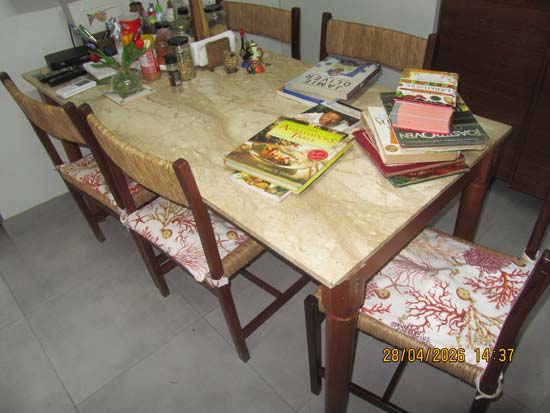 MESA MADEIRA MARMORE