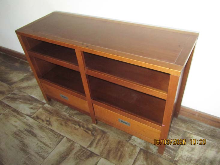 APARADOR RACK 2 GAVETAS NICHOS