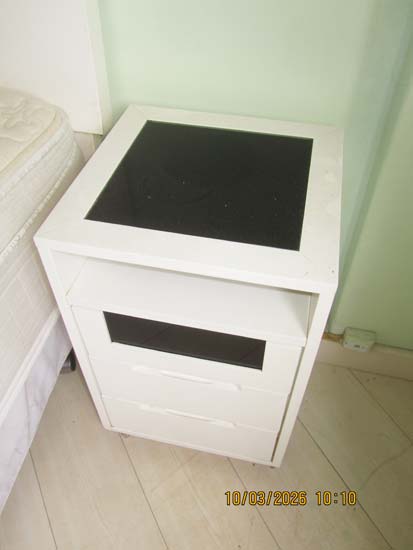 MESAS CABECEIRA MDF VIDRO