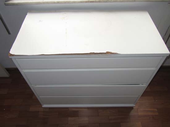 COMODA BRANCA MDF