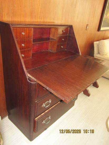 COMODA ESCRIVANINHA MADEIRA