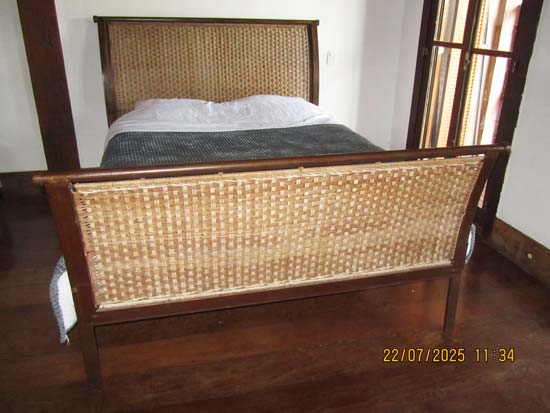 CAMA CASAL FERRO RATA E COLCHAO