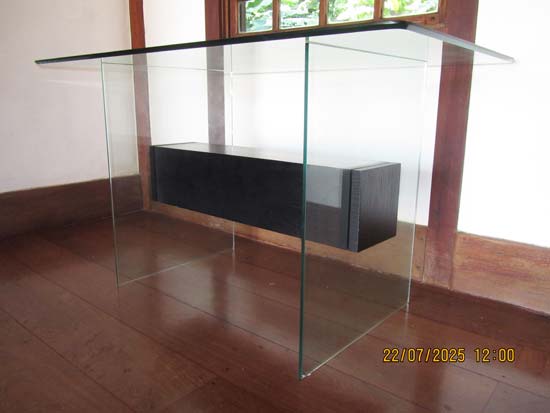 MESA ESCRITORIO VIDRO