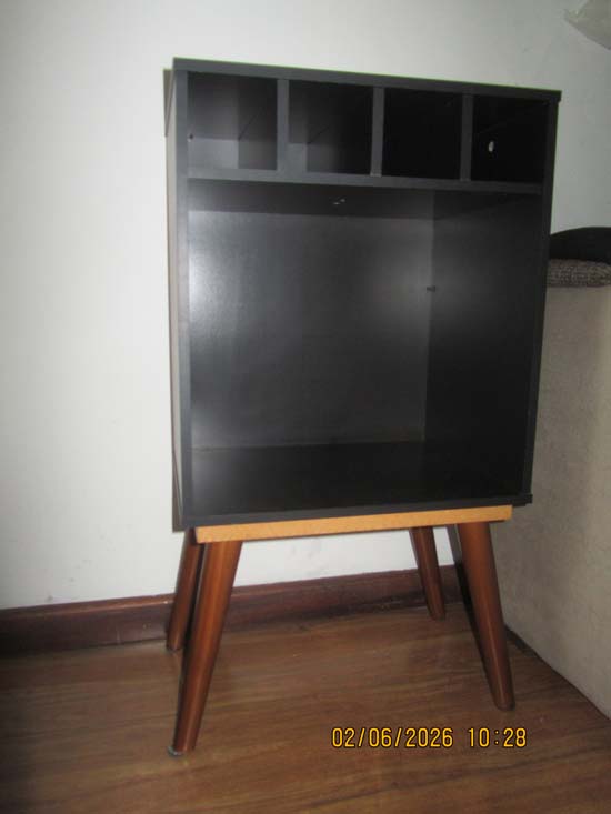 MESINHA BAR MDF PRETA