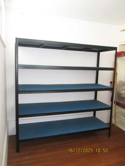 ESTANTE INDUSTRIAL PRETA METAL