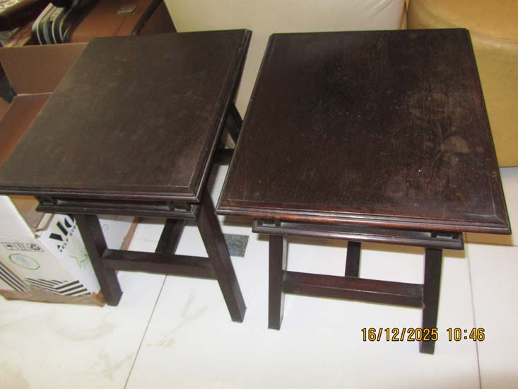 MESAS LATERAIS MADEIRA 1 GAVETA