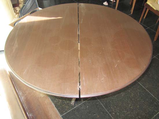 MESA JANTAR MADEIRA REDONDA