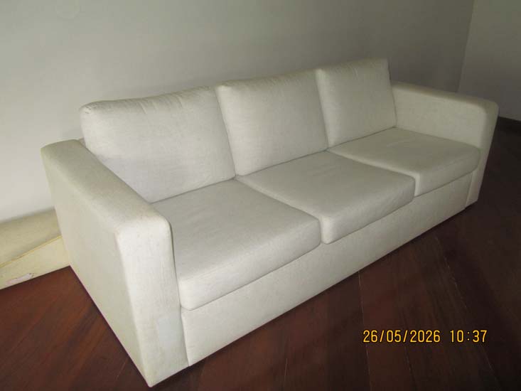 SOFA 3 LUGARES BEGE