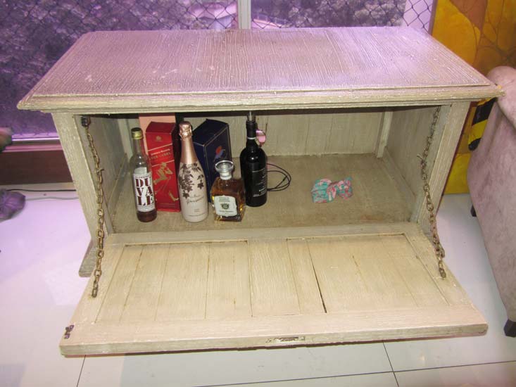 ARMARIO BAR ARCA MADEIRA BRANCO