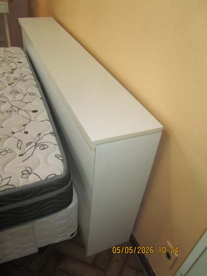 CABECEIRA DE CAMA MDF BRANCA