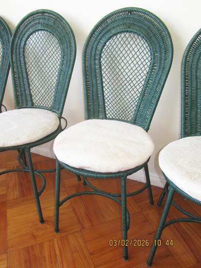 4 CADEIRAS VIME VERDES