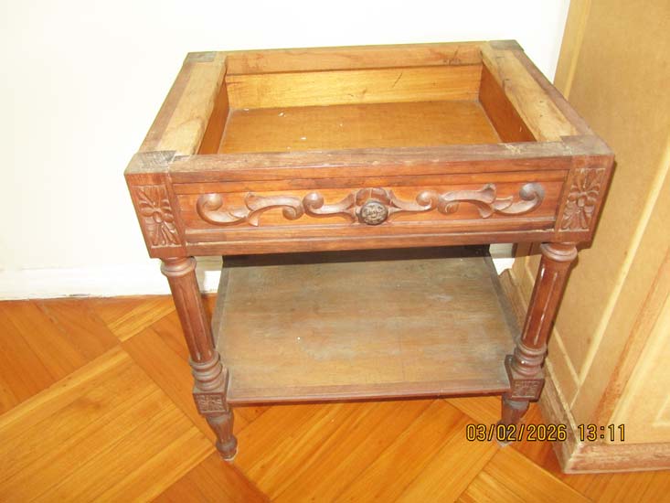 MESAS CABECEIRA MADEIRA 1 GAVETA