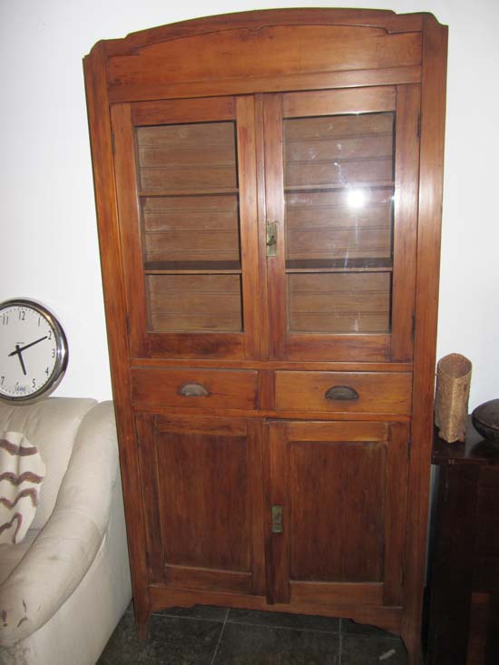 ARMARIO VITRINE MADEIRA VIDRO