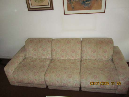 SOFA 6 LUGARES FLORES MODULADO