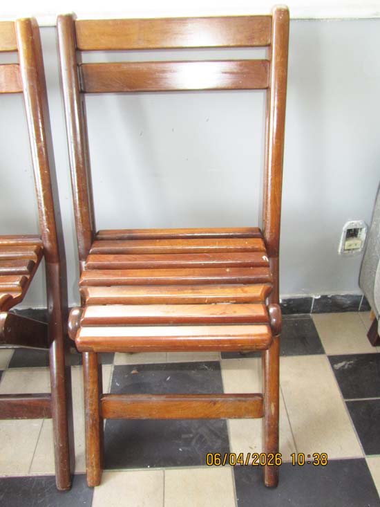 4 CADEIRAS ARMAR MADEIRA