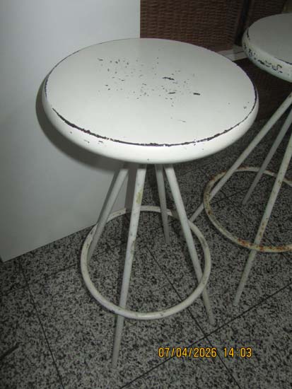 BANCOS BAR MADEIRA METAL